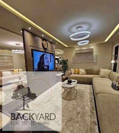 For sale apartment in a prime location at new Cairo ready to move fully finished , with just 10% down payment ( Patio Oro )