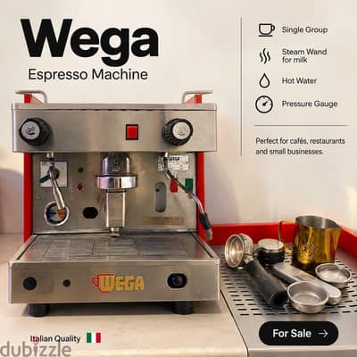 Wega coffee machine مكنة اسبويسو