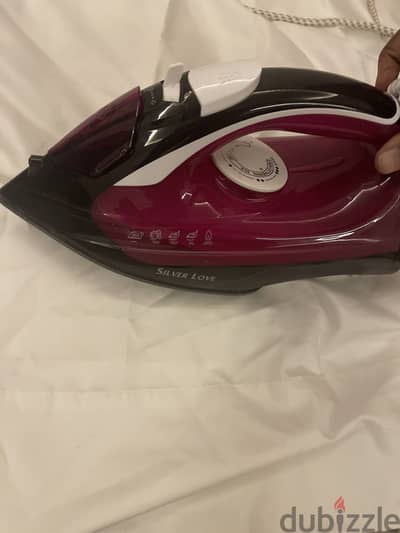 Silver Love Pressing Iron