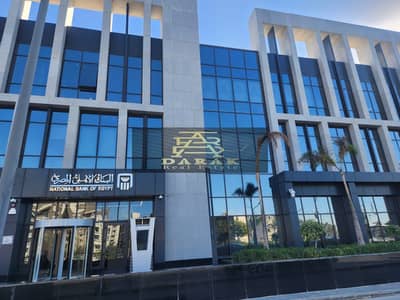 Office for rent East Hub Madinaty 110m prime location corner office with two facades and a panoramic view Super Lux finish.