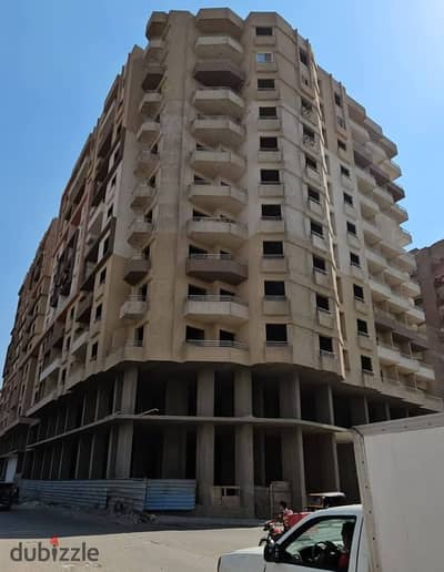 In Omaraniya, in front of the metro station at Hayat Towers with Metro Saqia Makki street