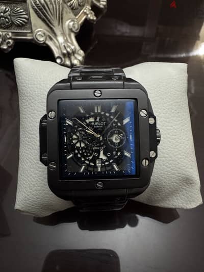 Hublot Watch Square Bang Unico - ساعة هوبلو