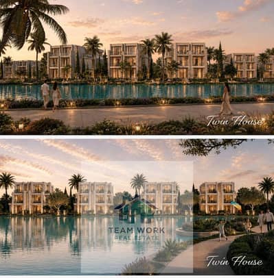 Twin villa for sale in VILLAGIO GRAY compound, Modon, first offering at launch price