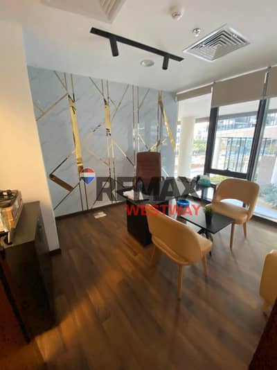 مكتب للايجار في Polygon بيفرلي هيلز الشيخ زايد  Office for rent in the polygon el sheikh zayed beverly hills