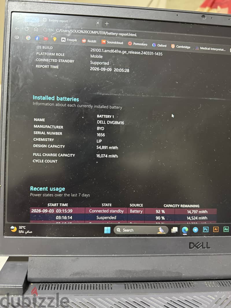 Dell G15 5510 7