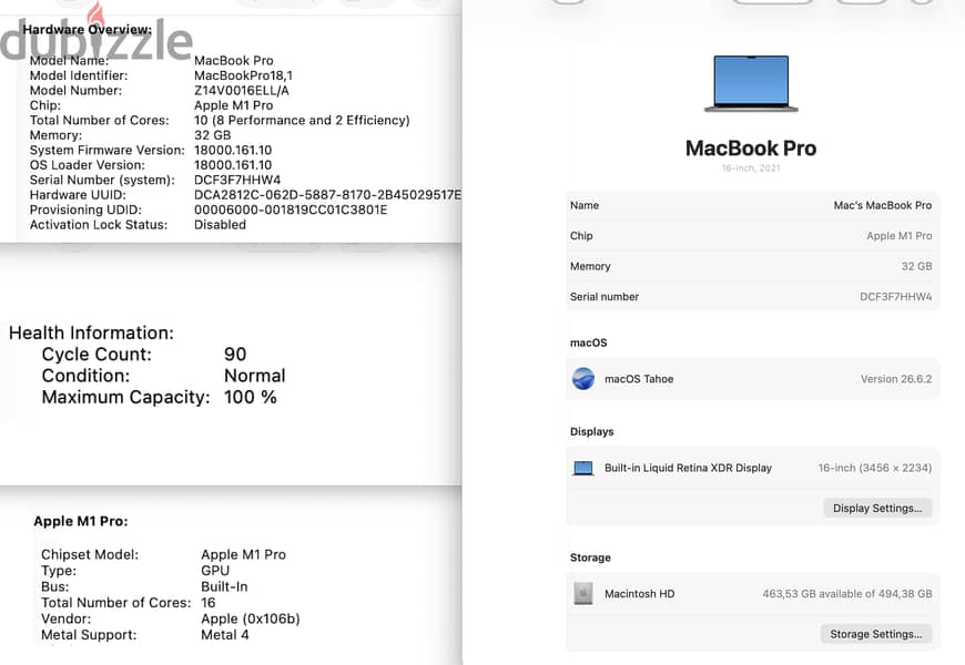 Macbook M1 pro 3