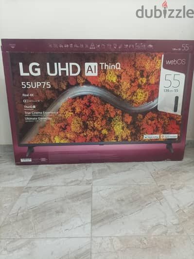 شاشه سمارت Lg كسر  زيرو  ٥٥ Ai