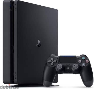 PlayStation 4 slim 1TB متهكر بفلاشة معاه دراعين اصلي