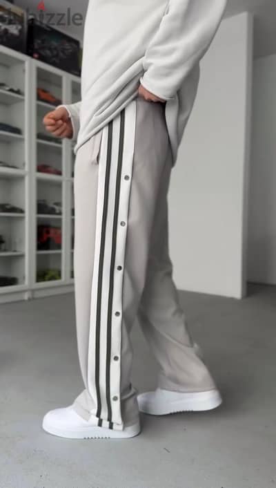 بنطلون Side-Button Oversized