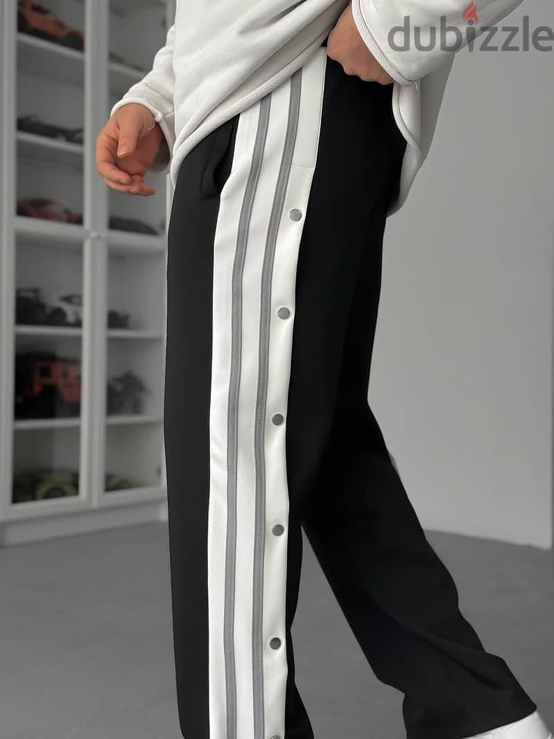 بنطلون Side-Button Oversized 2