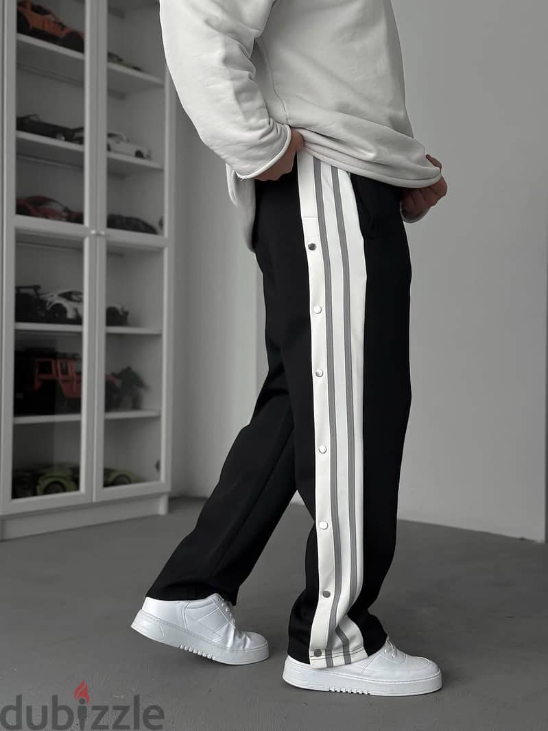 بنطلون Side-Button Oversized 3