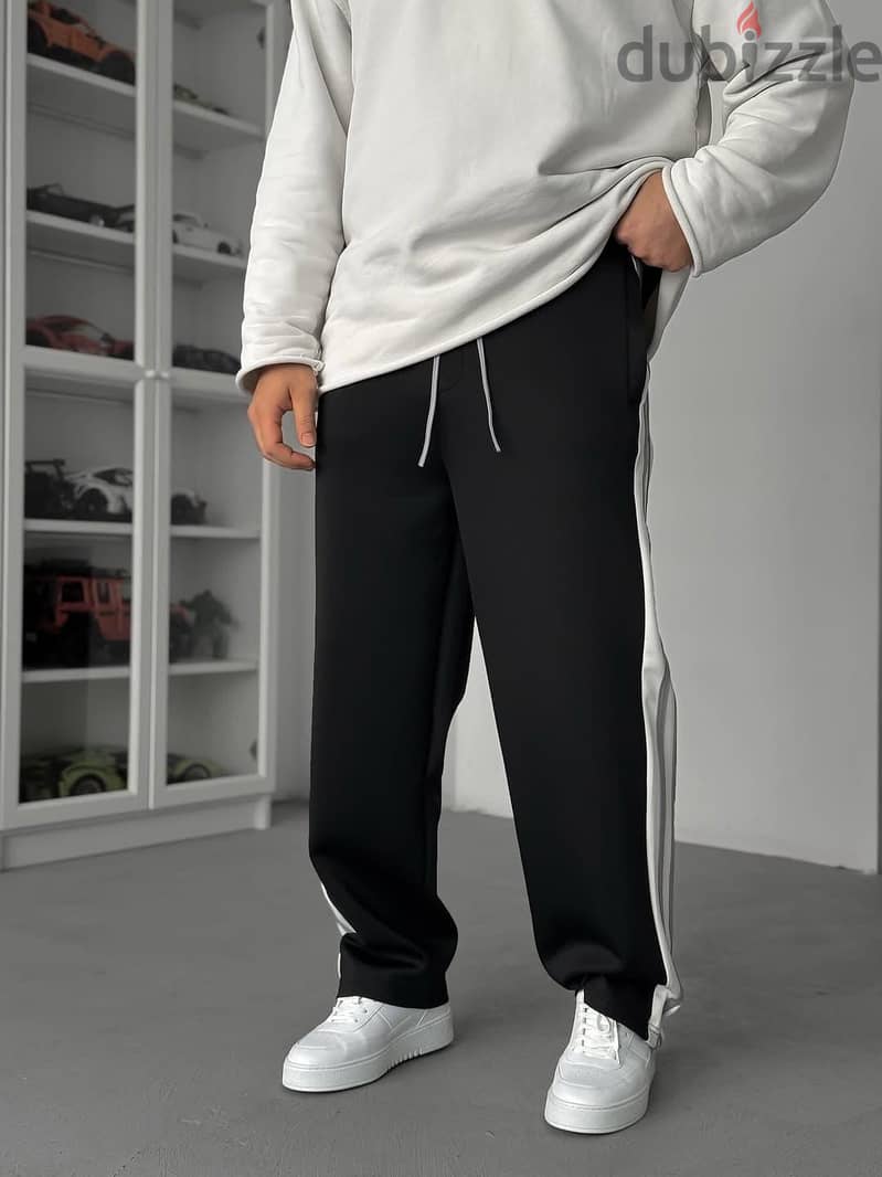 بنطلون Side-Button Oversized 4