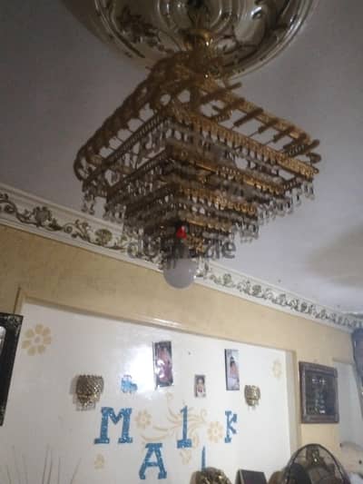نجف كريستال ذهبي