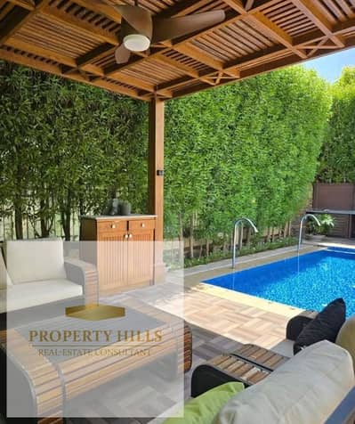 Villa fully finished in new heliopolis view pool&landscape