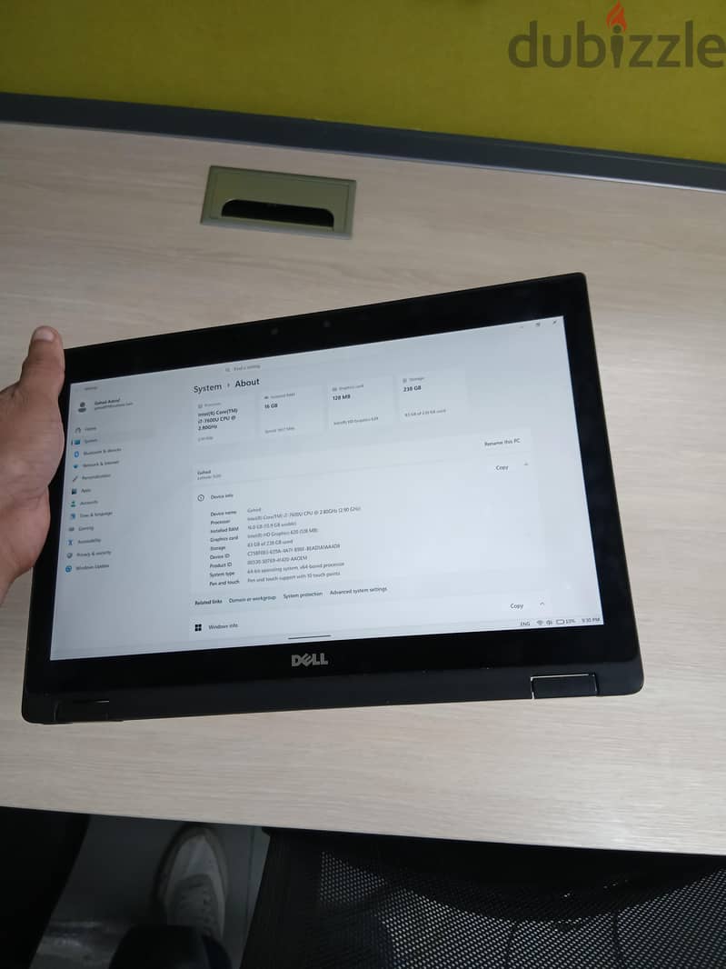 لاب توب و تابلت dell 4