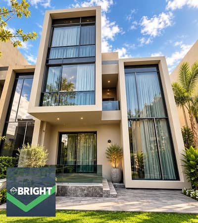 Unmatched Cash Deal | First-Row Lagoon Townhouse villa 351m corner - in Saada, New Cairo - under market price and best installment