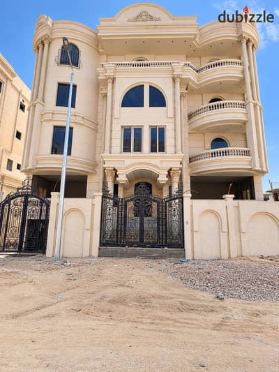 Receive your apartment with the key immediately, Ultra Super Lux finishing, first upper floor on the main street in BB area – East Horus, one of the finest locations in New Damietta, Ultra Super Lux finishing