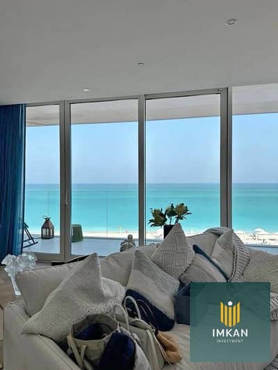 Chalet for sale in Bungalows Village, North Coast—directly on the seafront and featuring ultra-super-lux finishing—available with a 9-year installment
