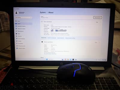 HP laptop + mouse rgb