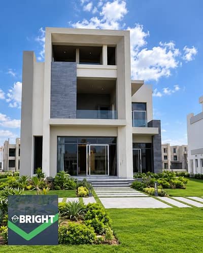 Exclusive villa 810m - 6bedrooms - view lagoon - in saada new cairo best price and easy installment