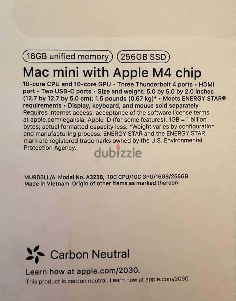 Mac mini M4 16 ram 256 ssd 3