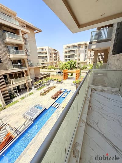 apartment for rent 160m , 3 bedrooms prime location in mountain view i city 5th settlement compound
