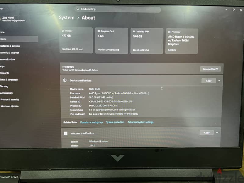 Hp victus rtx4050 2