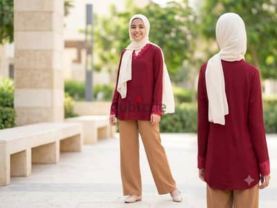 بلوزه لونة نبيتي