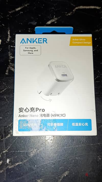 شاحن Anker اصلي 45w