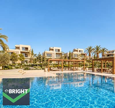 for the best offer! twin house villa 382m - 3bedrooms + nanny room- prime location - ready to move in palm hills new cairo with installment