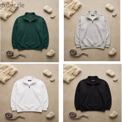 تيشرت Half Zip شتوي الوان مختلفة و التوصيل لكل المحافظات مجاني