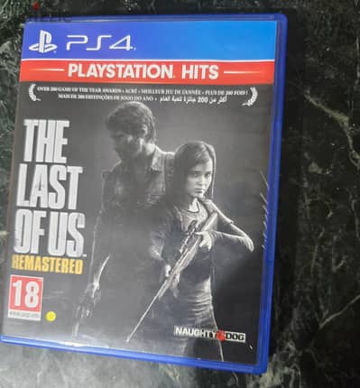 Last of us remastered PS4 cd used