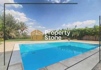 Villa for Rent in Katameya Dunes | First Row Golf | Fully Finished with ACs | Private Swimming Pool | Direct Golf View | Private Garden
