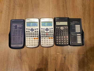 فرررصة عدد3 آلات ب1500 حاسبة Casio اصليfx-570ES PLUS + fx-82MS %1000
