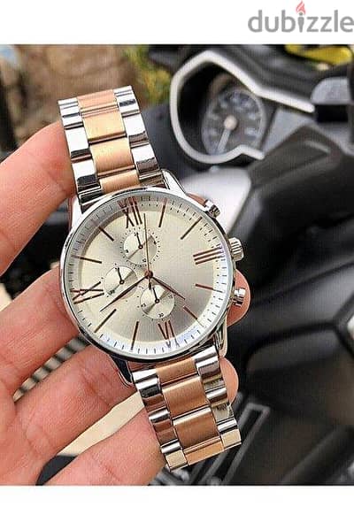 Güncel Vitrin Gold Silver Men's Wristwatch