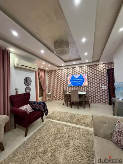 For rent, a furnished apartment in Dar Masr Compound, Sheikh Zayed, District 12