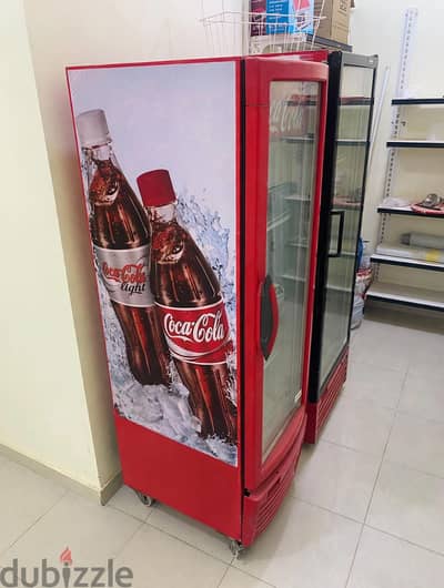 2 ثلاجة عرض Frigorex 370 لتر _باب زجاج