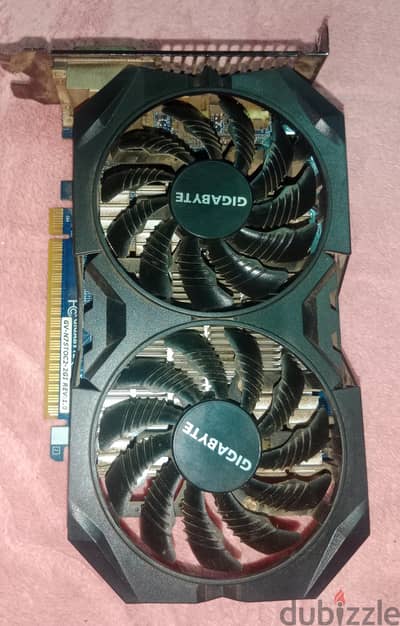 كارت شاشة GTX750ti  اثنين مروحة تبريد حالة ممتازة
