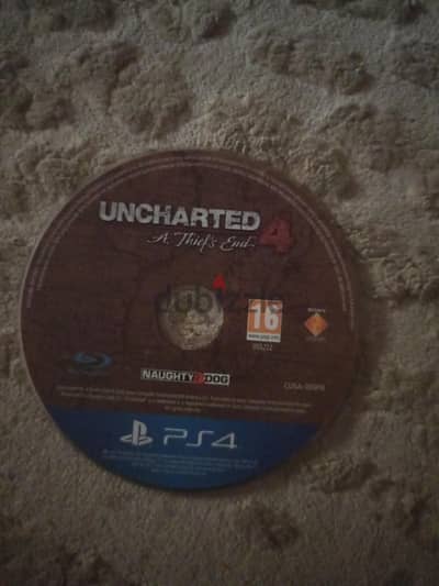 uncharted 4 disk