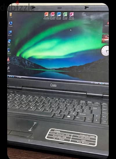 لابتوب إستيراد بحالة ممتازة centra toshiba