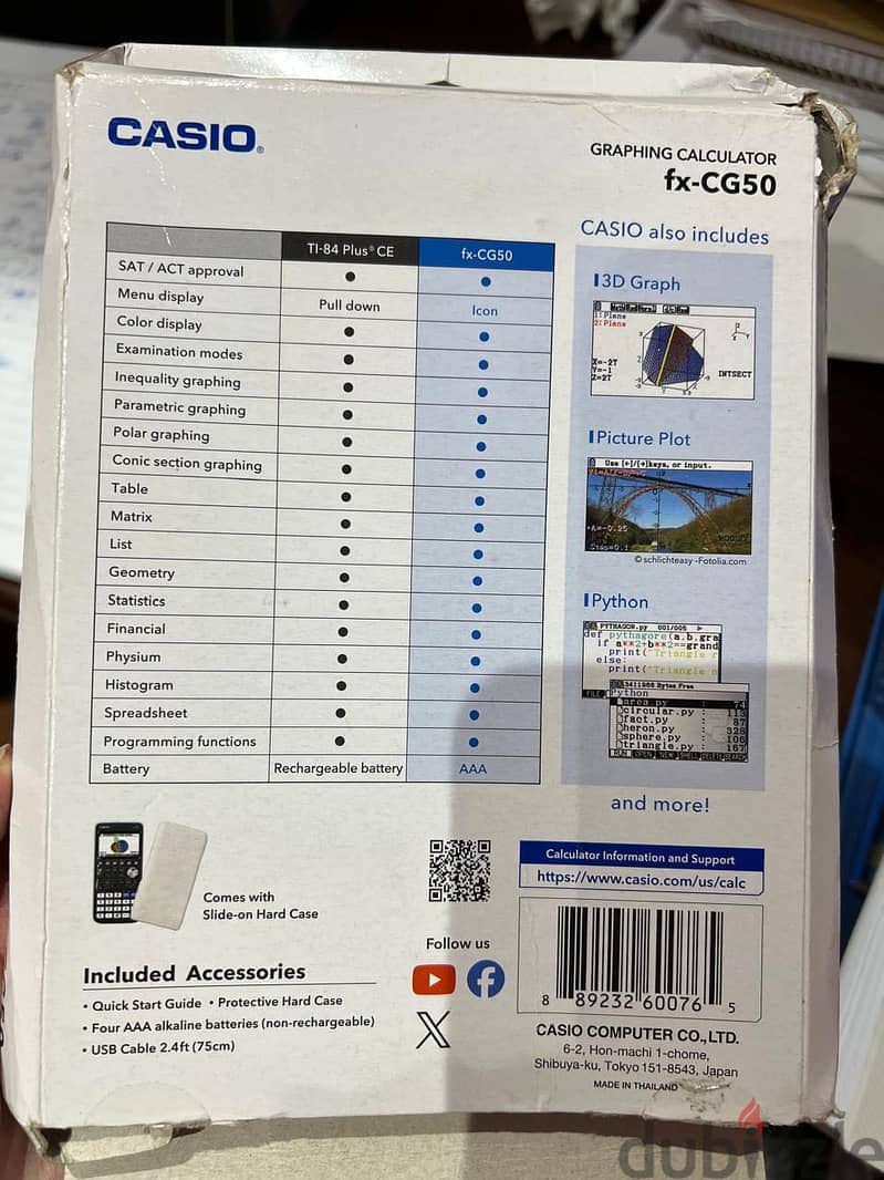 Casio FX-CG50 1