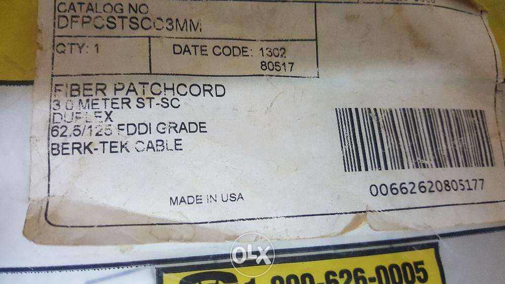 SC-ST Fiber Optic Patch cord ST-SC Multimode - 3M 3
