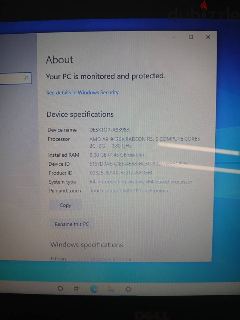 Dell Inspiron 3185 3