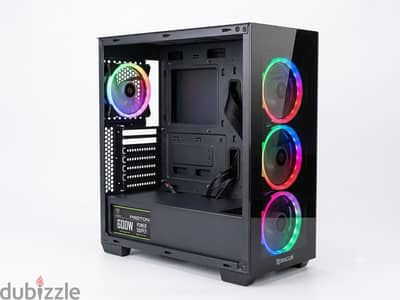 Case Redragon sideswipe gc-606 power Supply 600  للبيع