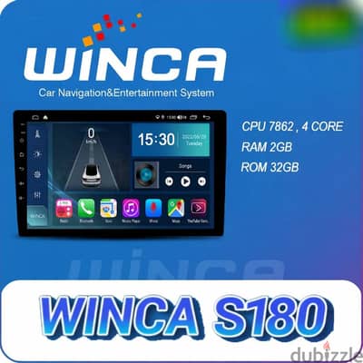 شاشة اندرويد وينكا s180 جديدة استعمال اسبوع
