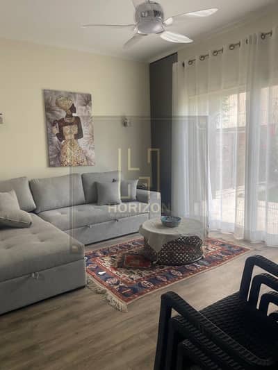 ستوديو بحديقه للايجار مفروش بكمبوند  ذا فيلدج التجمع الخامس القاهرة الجديدة studio rent the Village