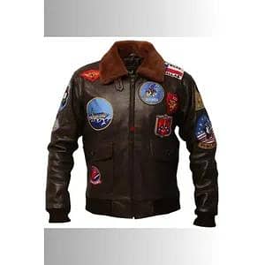 Genuine leather US Air Force jacket. 1