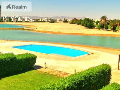 direct lagoon view for a resdy to move twin house villa in cyan