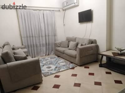 ١٠٠م مفروش نبوى المهندس ٣ غرف وريسبشن ٢ ق ببرج جديد