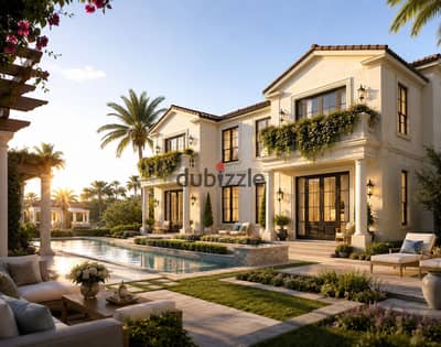 Installments over 10 Years | Live in a Garden Twin House for Sale Inside a Villa-Only Compound in the Heart of Sheikh Zayed | Enjoy Privacy & Tranquil